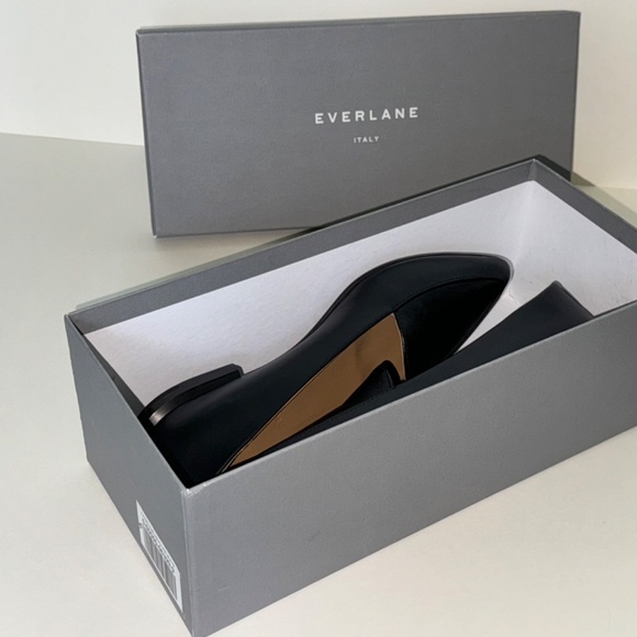 Everlane The Modern Point Black 7.5 - Picture 3 of 9